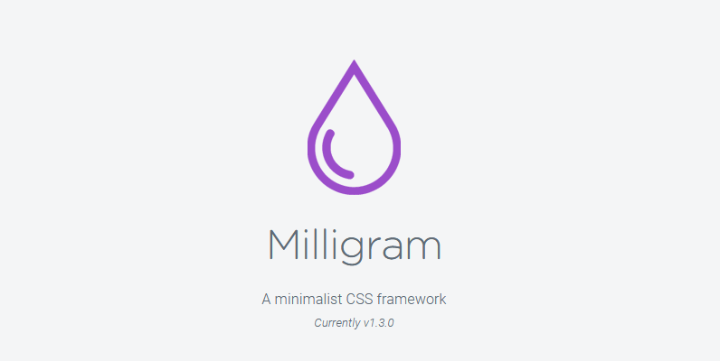 milligram framework