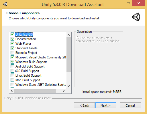 Unity Download Assistente